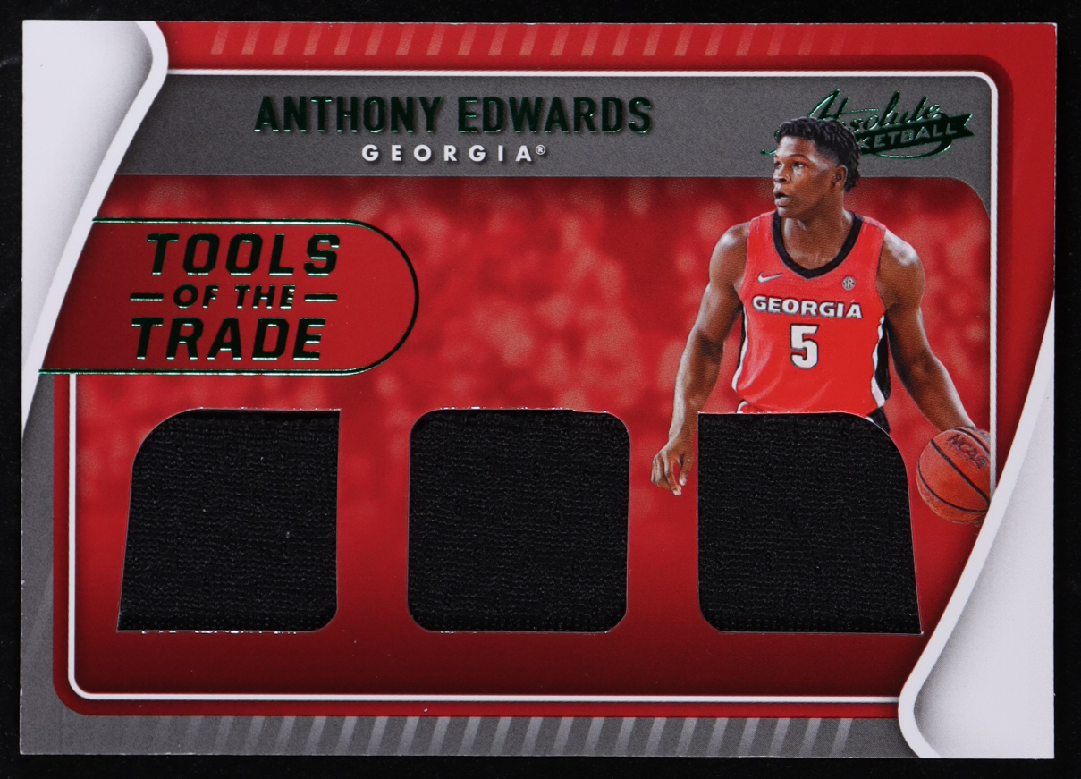 Anthony Edwards 2022-23 Panini Chronicles Draft Picks Absolute Tools of the Trade Green #23 at PristineAuction.com Anthony Edwards 2022-23 Panini Chronicles Draft Picks Absolute Tools of the Trade Green #23 at PristineAuction.com