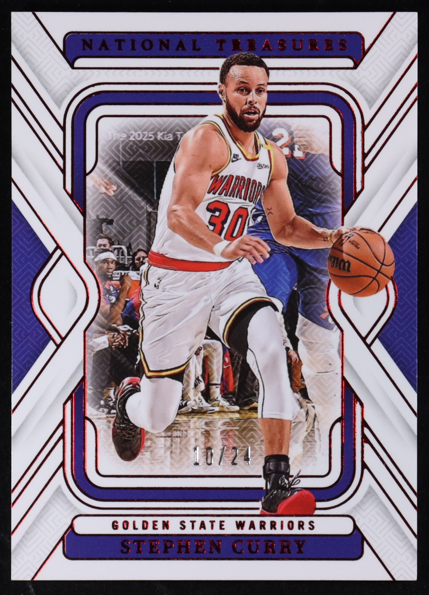 Stephen Curry 2024-25 Panini National Treasures International #5 #10/24 at PristineAuction.com Stephen Curry 2024-25 Panini National Treasures International #5 #10/24 at PristineAuction.com