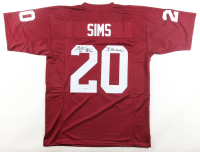 Billy Sims Signed Jersey Inscribed "78 Heisman" (JSA) at PristineAuction.com