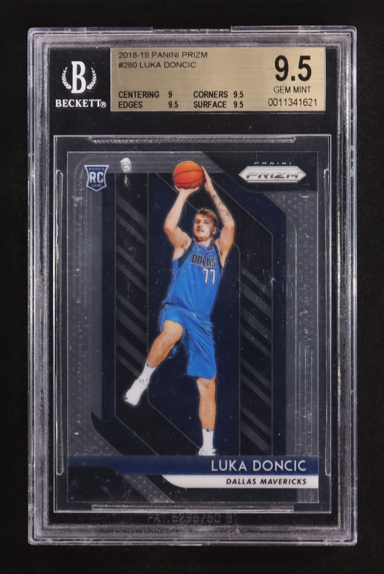 Luka Doncic 2018-19 Panini Prizm #280 RC (BGS 9.5) at PristineAuction.com Luka Doncic 2018-19 Panini Prizm #280 RC (BGS 9.5) at PristineAuction.com