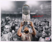 Mike Napoli Signed Red Sox 8x10 Photo (Wilder Side of Sports) at PristineAuction.com