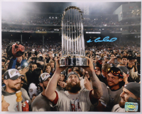 Mike Napoli Signed Red Sox 8x10 Photo (Wilder Side of Sports) at PristineAuction.com