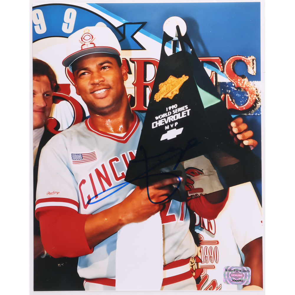 Jose Rijo Signed Reds 8x10 Photo (Wilder Side of Sports) at PristineAuction.com