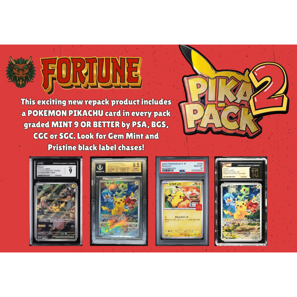 FORTUNE PIKA PACK 2 Mystery Box at PristineAuction.com