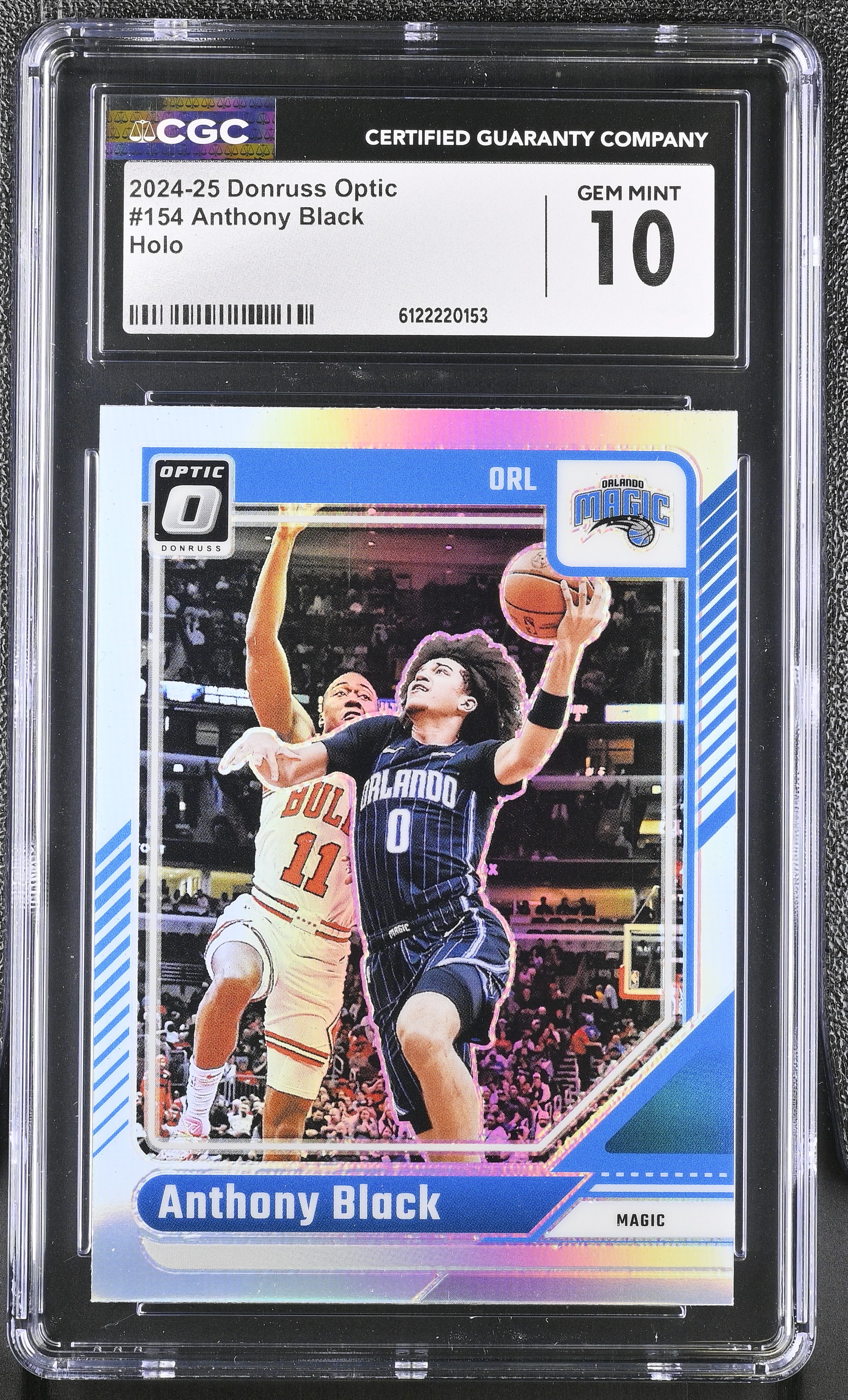 Anthony Black 2024-25 Donruss Optic Holo #154 (CGC 10) at PristineAuction.com Anthony Black 2024-25 Donruss Optic Holo #154 (CGC 10) at PristineAuction.com