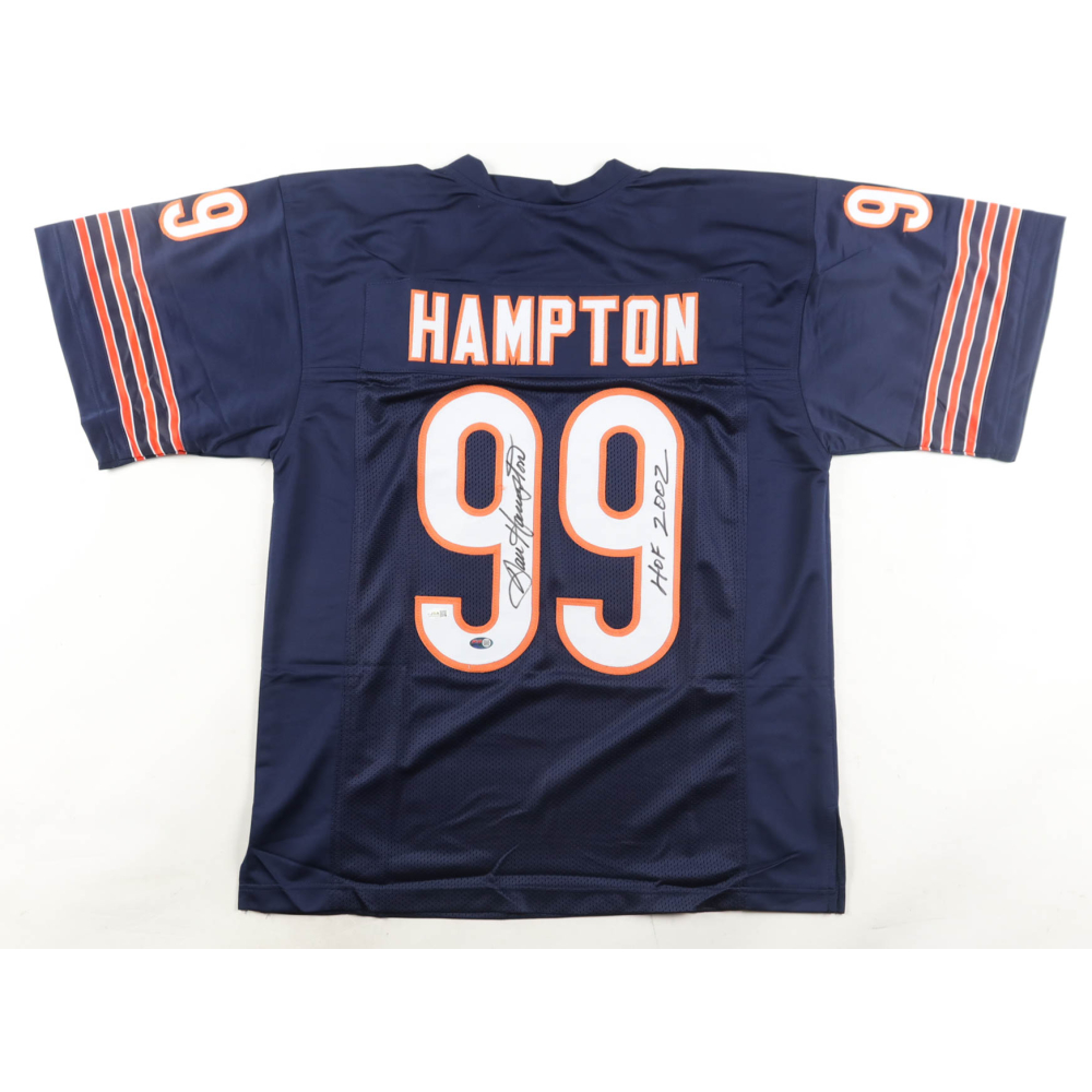Dan Hampton Signed Jersey Inscribed "HOF 2002" (JSA) at PristineAuction.com