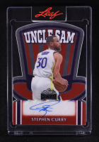 Stephen Curry 2025 Leaf Metal Uncle Sam Die Cut Autographs #USSC1 #1/1 at PristineAuction.com