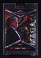 Donald Trump 2025 Wild Card Alumination Lava Holo #BCCVTDDT1 #1/1 at PristineAuction.com