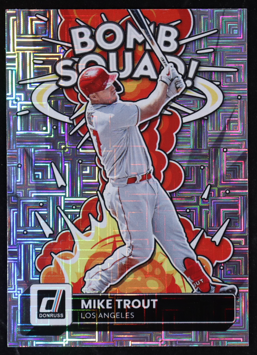 Mike Trout 2022 Donruss Bomb Squad Vector #8 at PristineAuction.com Mike Trout 2022 Donruss Bomb Squad Vector #8 at PristineAuction.com