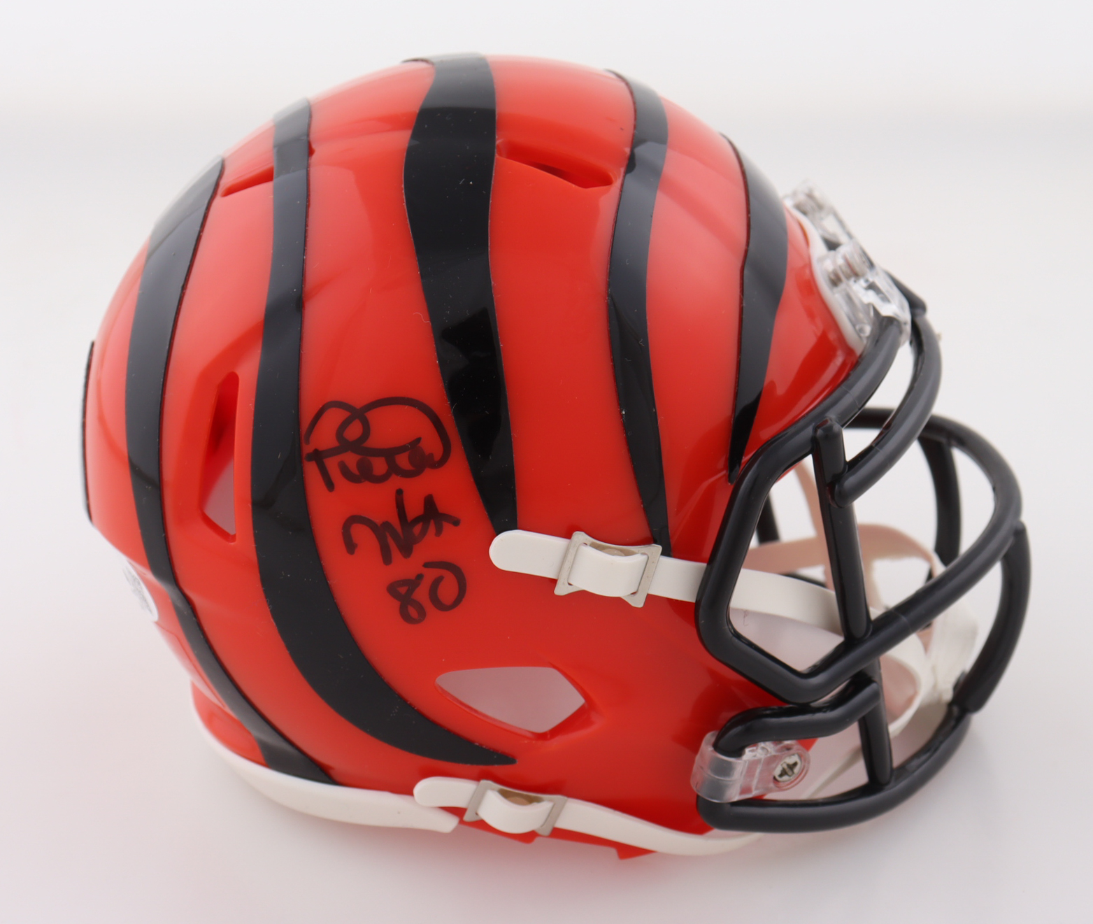 Peter Warrick Signed Bengals Speed Mini Helmet (JSA) at PristineAuction.com Peter Warrick Signed Bengals Speed Mini Helmet (JSA) at PristineAuction.com