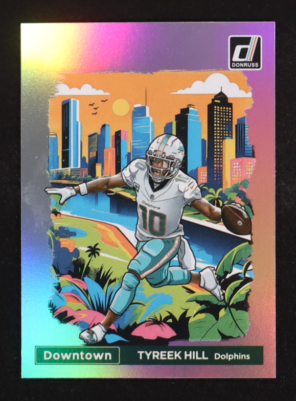 Tyreek Hill 2024 Donruss Downtown #3 at PristineAuction.com Tyreek Hill 2024 Donruss Downtown #3 at PristineAuction.com