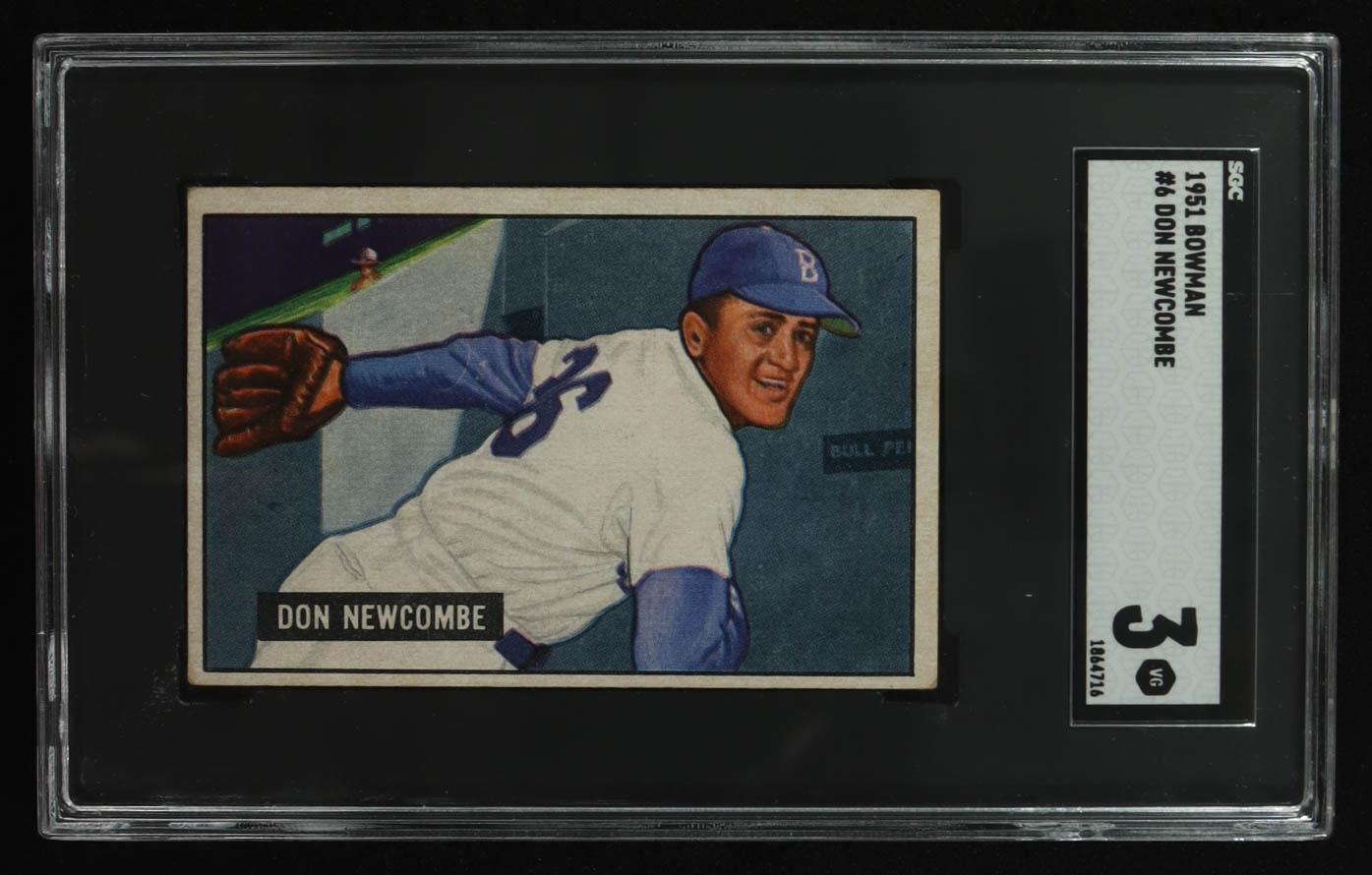Don Newcombe 1951 Bowman #6 (SGC 3) at PristineAuction.com Don Newcombe 1951 Bowman #6 (SGC 3) at PristineAuction.com