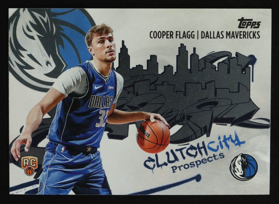 Cooper Flagg 2025-26 Topps Clutch City Prospects #CC1 RC at PristineAuction.com Cooper Flagg 2025-26 Topps Clutch City Prospects #CC1 RC at PristineAuction.com