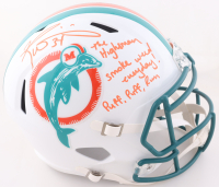 Ricky Williams Signed Dolphins Full-Size Speed Helmet Inscribed "The Highsman", "Smoke Weed Everyday!" & "Puff Puff Run" (Wilder) at PristineAuction.com