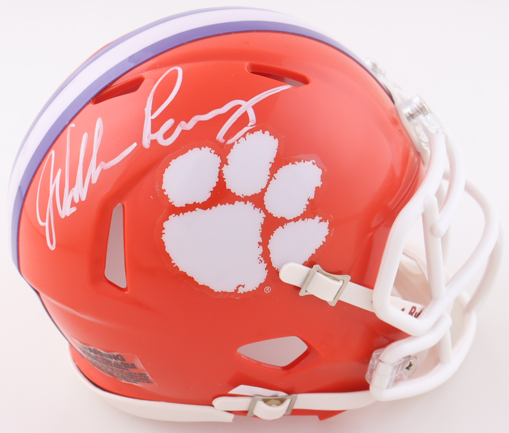 William Perry Signed Clemson Tigers Speed Mini Helmet (Authentic Ink) at PristineAuction.com William Perry Signed Clemson Tigers Speed Mini Helmet (Authentic Ink) at PristineAuction.com