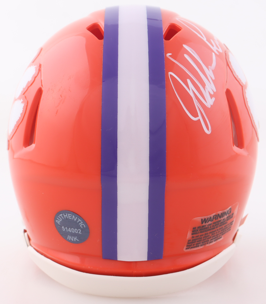 William Perry Signed Clemson Tigers Speed Mini Helmet (Authentic Ink) at PristineAuction.com William Perry Signed Clemson Tigers Speed Mini Helmet (Authentic Ink) at PristineAuction.com