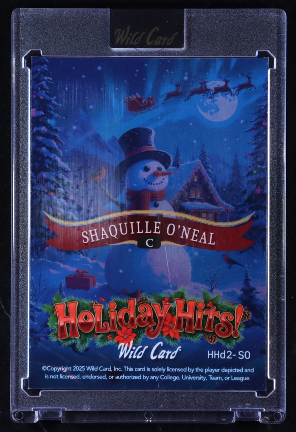 Shaquille O'Neal 2025 Wild Card Holiday Hits! #HHd2-SO #3/3 at PristineAuction.com Shaquille O'Neal 2025 Wild Card Holiday Hits! #HHd2-SO #3/3 at PristineAuction.com