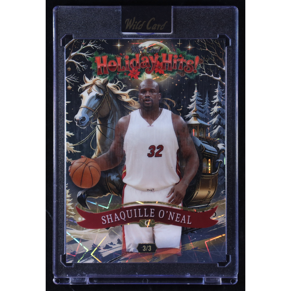 Shaquille O'Neal 2025 Wild Card Holiday Hits! #HHd2-SO #3/3 at PristineAuction.com