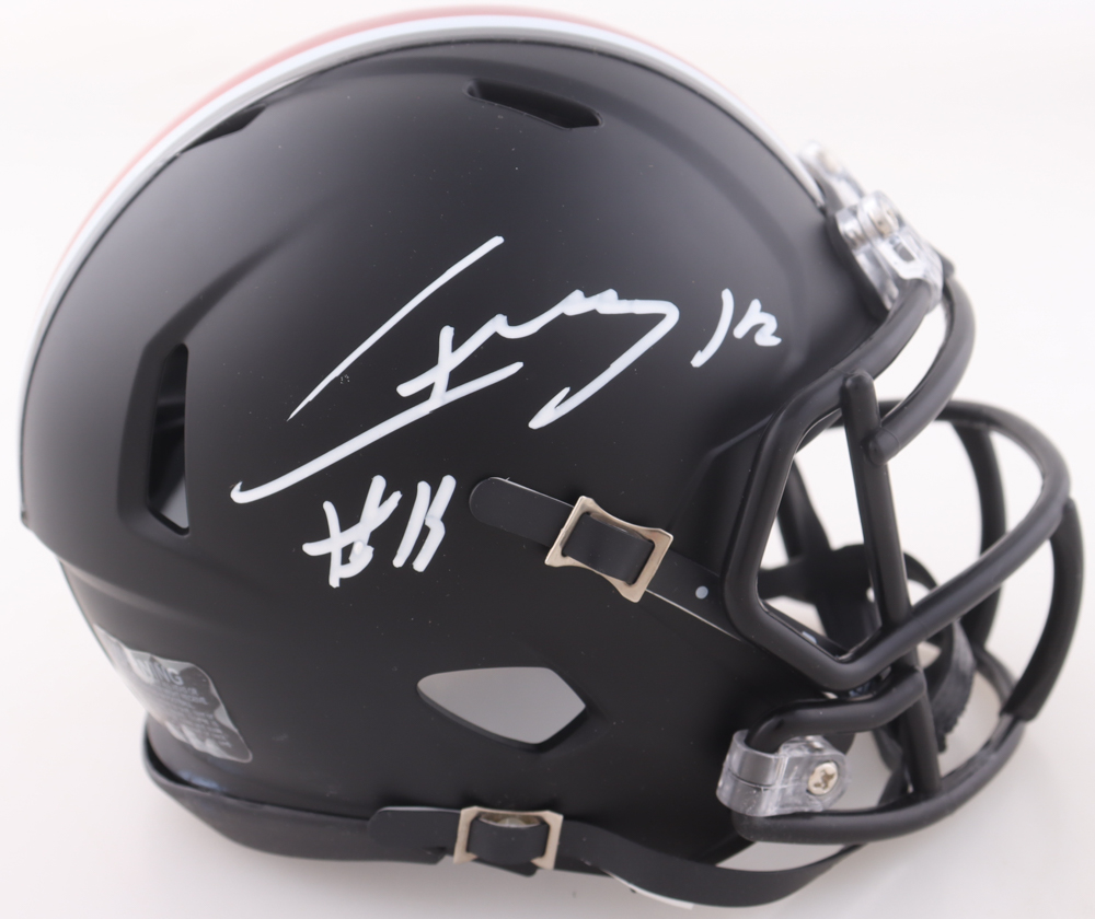 Chris Henry Jr. Signed Ohio State Buckeyes Speed Mini Helmet (Wilder) at PristineAuction.com Chris Henry Jr. Signed Ohio State Buckeyes Speed Mini Helmet (Wilder) at PristineAuction.com