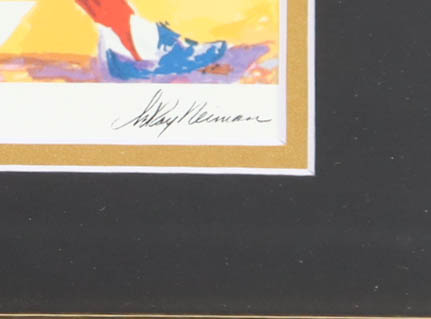 Ted Williams "The Splendid Splinter" LeRoy Neiman Custom Framed Vintage Print at PristineAuction.com Ted Williams "The Splendid Splinter" LeRoy Neiman Custom Framed Vintage Print at PristineAuction.com