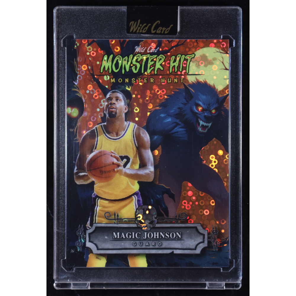 Magic Johnson 2025 Wild Card Monster Hit Monster Hunt #MHWW-MJ #1/1 at PristineAuction.com