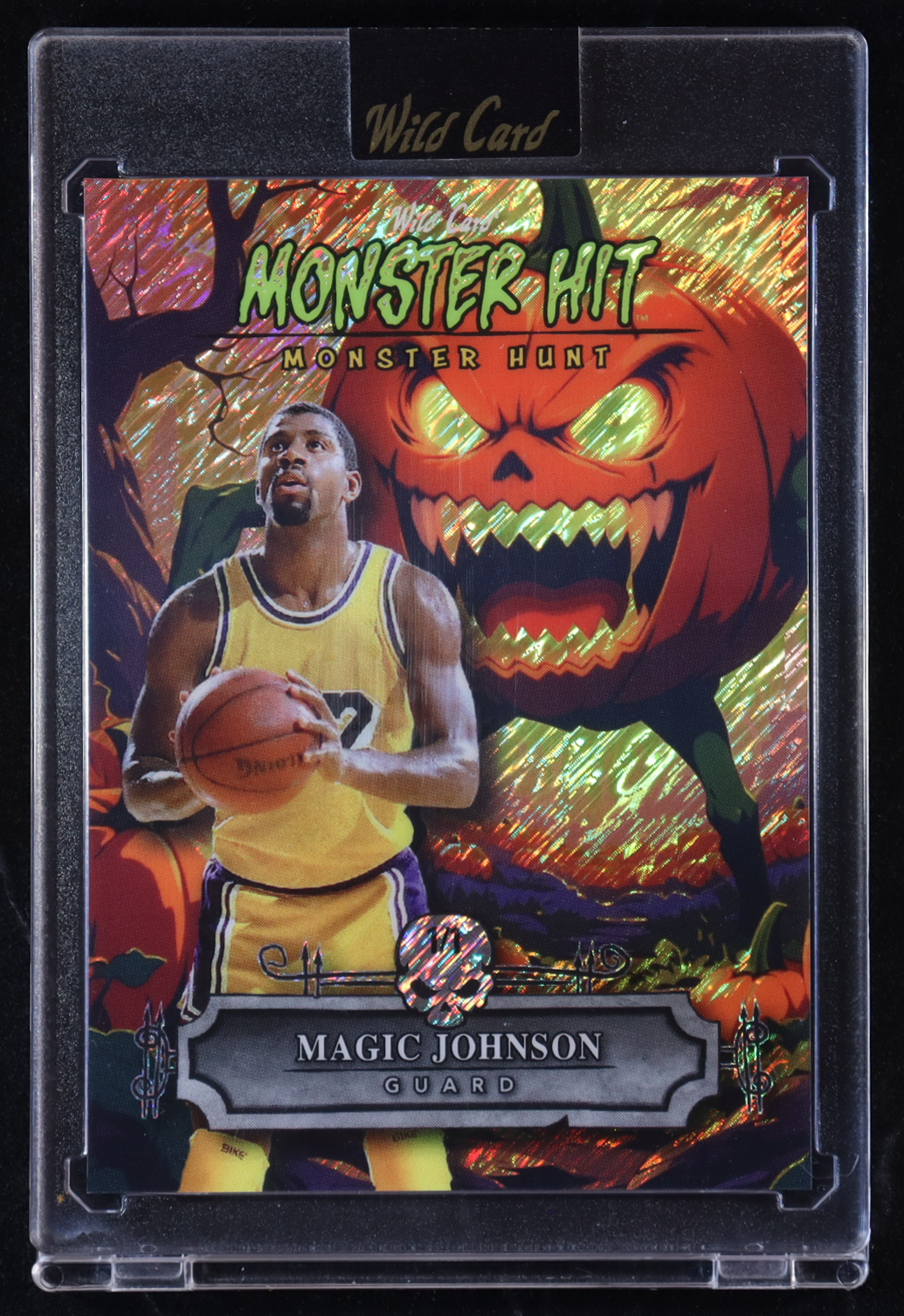 Magic Johnson 2025 Wild Card Monster Hit Monster Hunt #MHPP-MJ #1/1 at PristineAuction.com Magic Johnson 2025 Wild Card Monster Hit Monster Hunt #MHPP-MJ #1/1 at PristineAuction.com