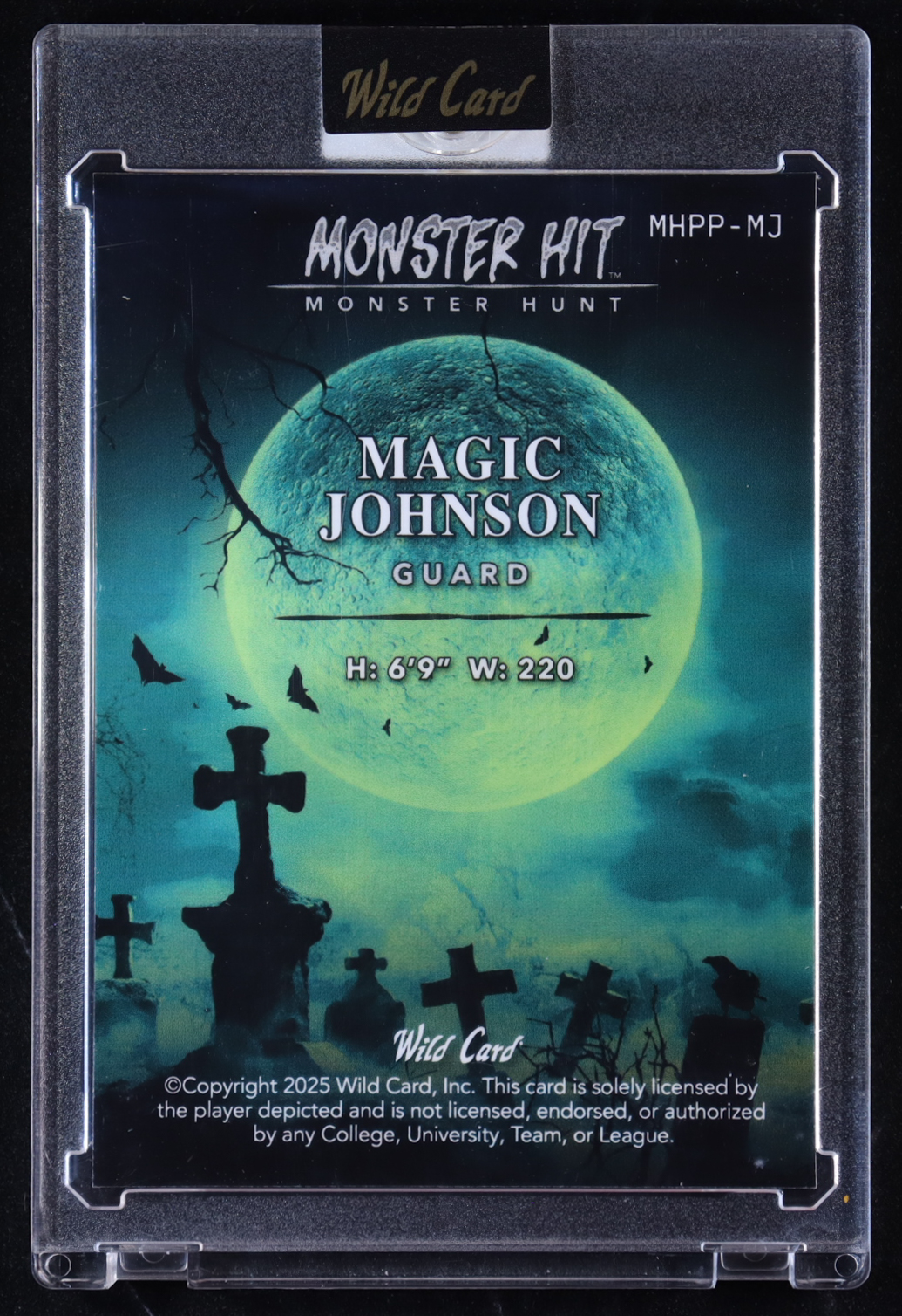 Magic Johnson 2025 Wild Card Monster Hit Monster Hunt #MHPP-MJ #1/1 at PristineAuction.com Magic Johnson 2025 Wild Card Monster Hit Monster Hunt #MHPP-MJ #1/1 at PristineAuction.com