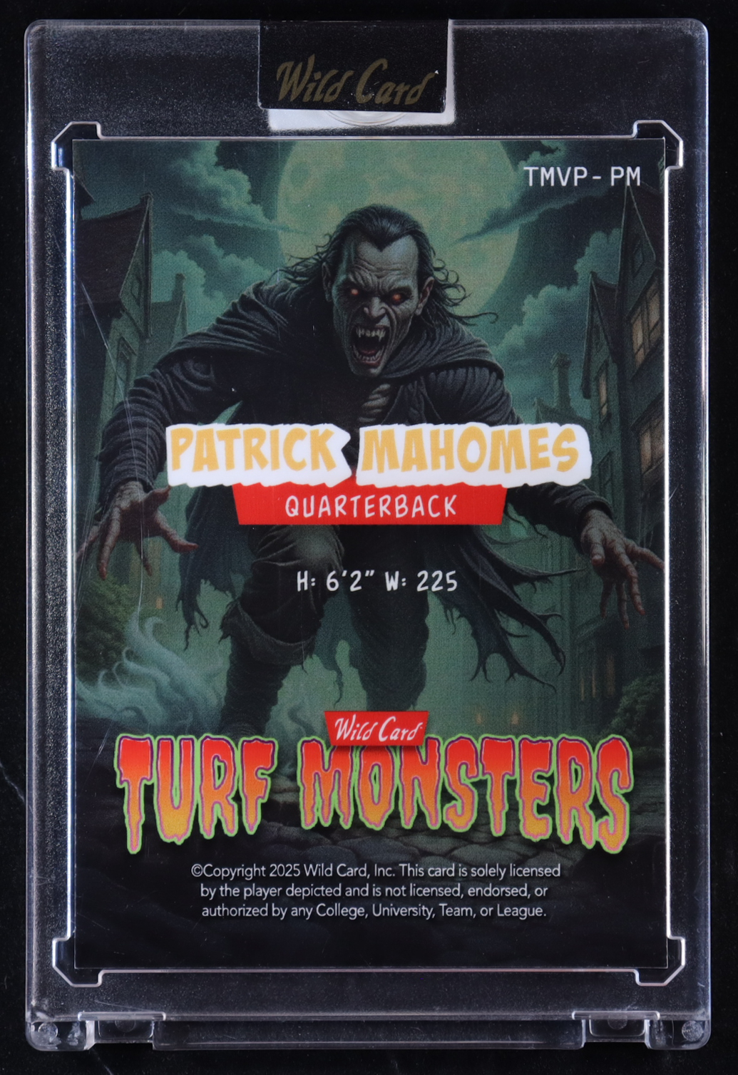 Patrick Mahomes 2025 Wild Card Turf Monsters #TMVP-PM #1/1 at PristineAuction.com Patrick Mahomes 2025 Wild Card Turf Monsters #TMVP-PM #1/1 at PristineAuction.com