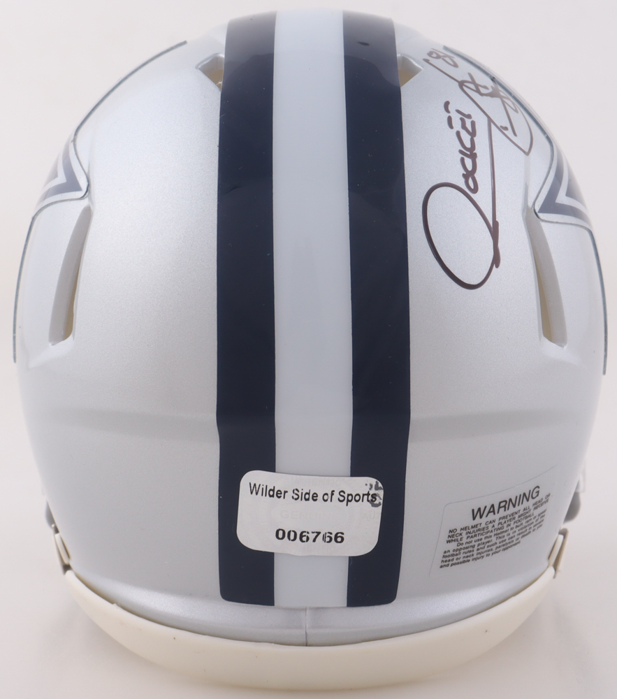 Raghib "Rocket" Ismail Signed Cowboys Speed Mini Helmet (Wilder) at PristineAuction.com Raghib "Rocket" Ismail Signed Cowboys Speed Mini Helmet (Wilder) at PristineAuction.com