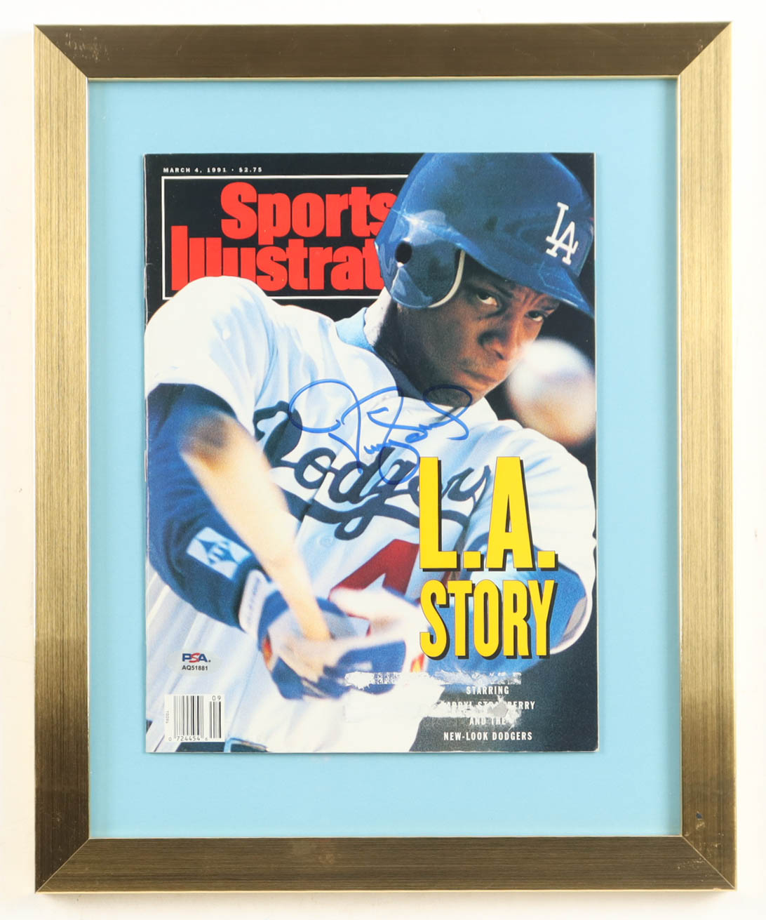 Darryl Strawberry Signed March 4, 1991 Full, Original Sports Illustrated Magazine (PSA) at PristineAuction.com Darryl Strawberry Signed March 4, 1991 Full, Original Sports Illustrated Magazine (PSA) at PristineAuction.com