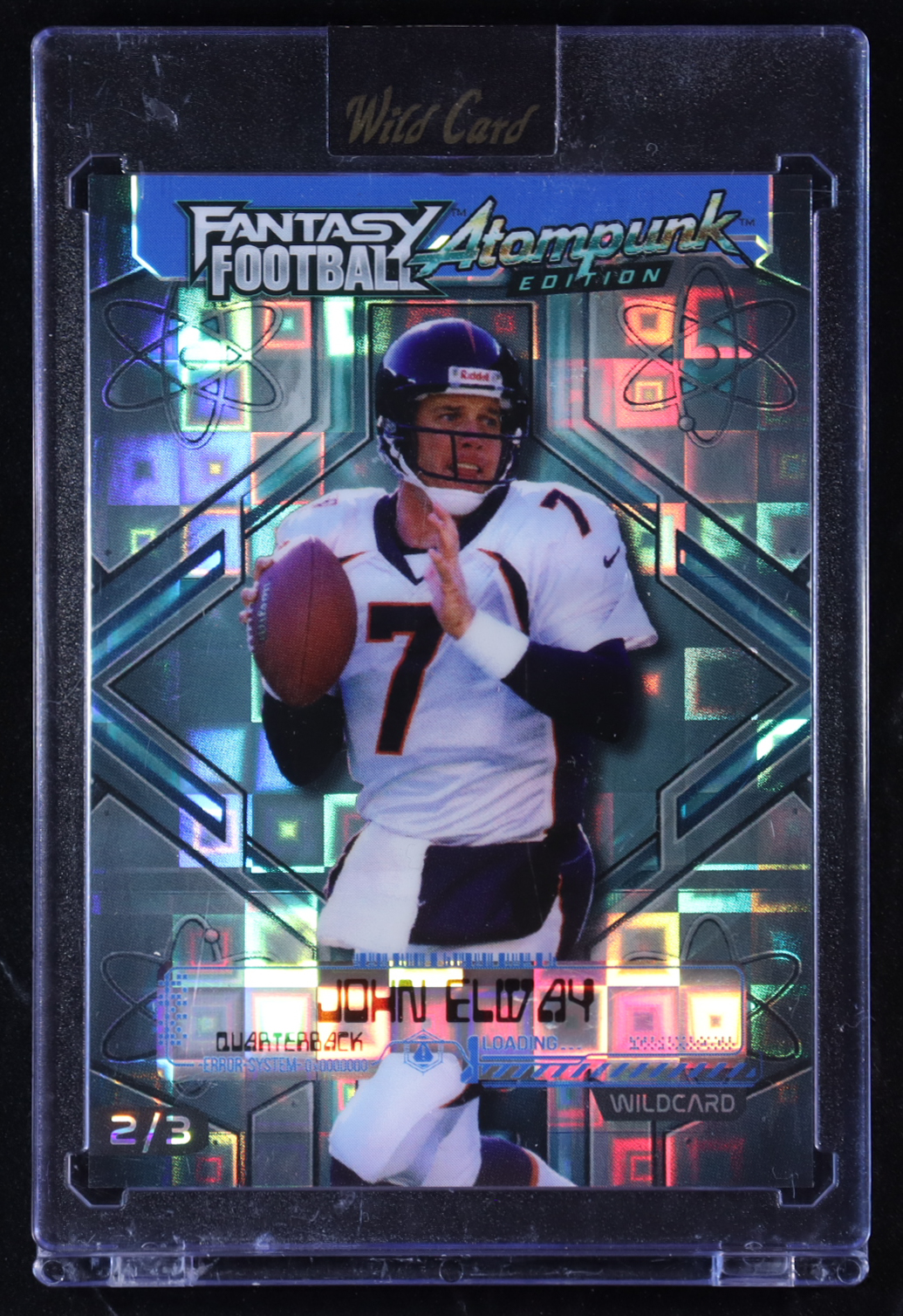 John Elway 2026 Wild Card Fantasy Football Atompunk Edition #FAPBL4-JE #2/3 at PristineAuction.com John Elway 2026 Wild Card Fantasy Football Atompunk Edition #FAPBL4-JE #2/3 at PristineAuction.com