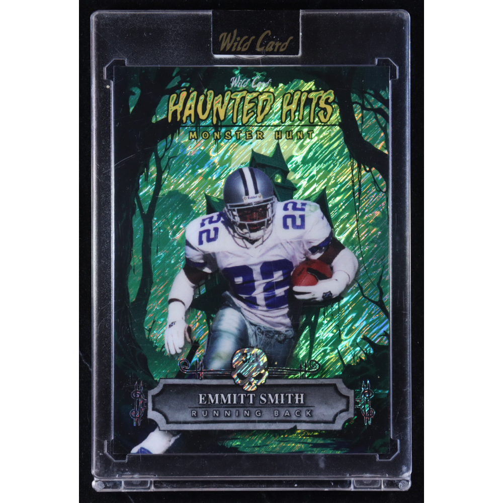 Emmitt Smith 2025 Wild Card Haunted Hits Monster Hunt #HHH-ES #3/3 at PristineAuction.com