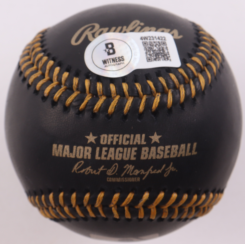 Moisés Ballesteros Signed OML Black Leather Baseball (Beckett) at PristineAuction.com Moisés Ballesteros Signed OML Black Leather Baseball (Beckett) at PristineAuction.com
