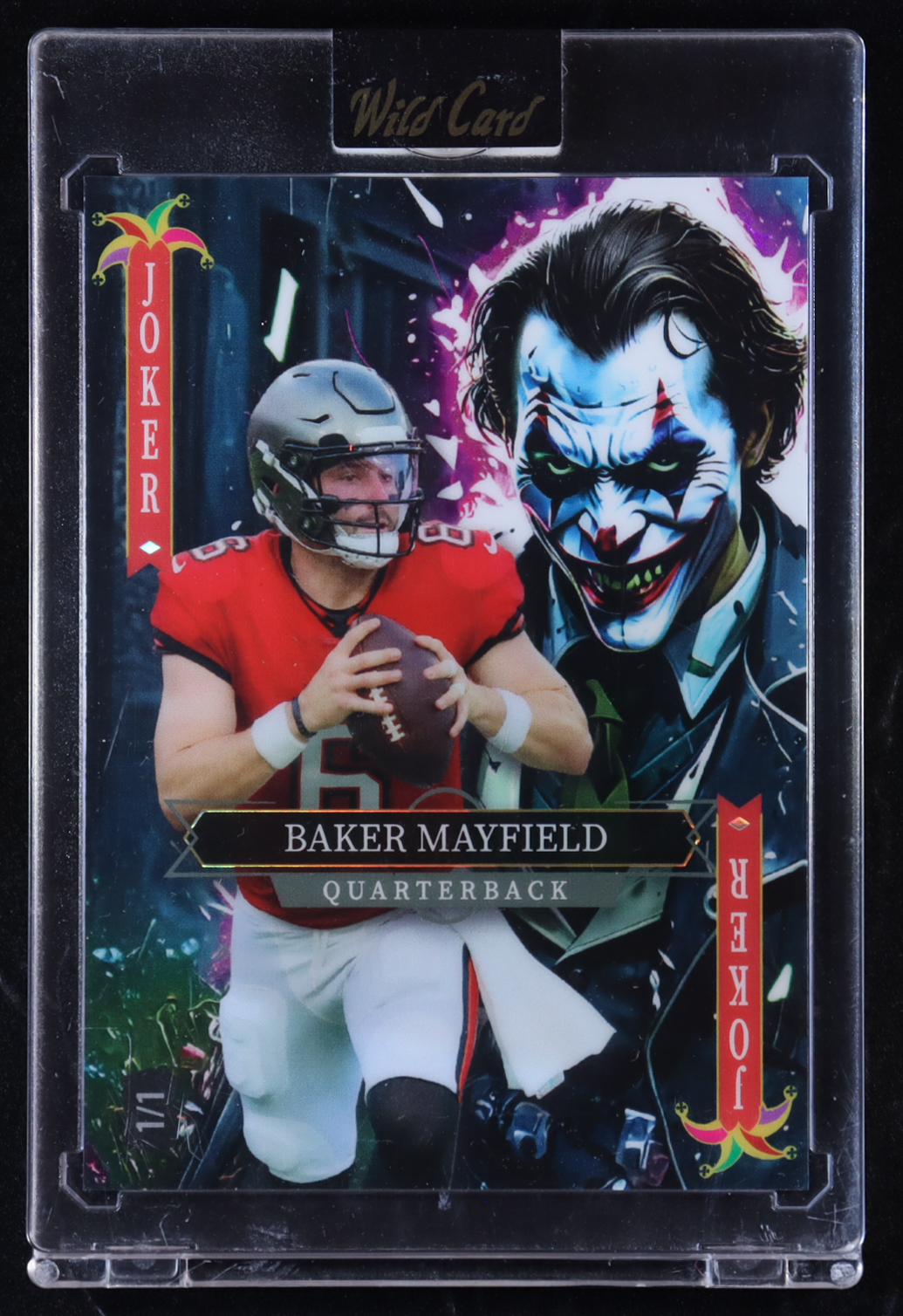 Baker Mayfield 2025 Wild Card 2025 Jokers Wild #SDJWM-BMNt01 #1/1 at PristineAuction.com Baker Mayfield 2025 Wild Card 2025 Jokers Wild #SDJWM-BMNt01 #1/1 at PristineAuction.com