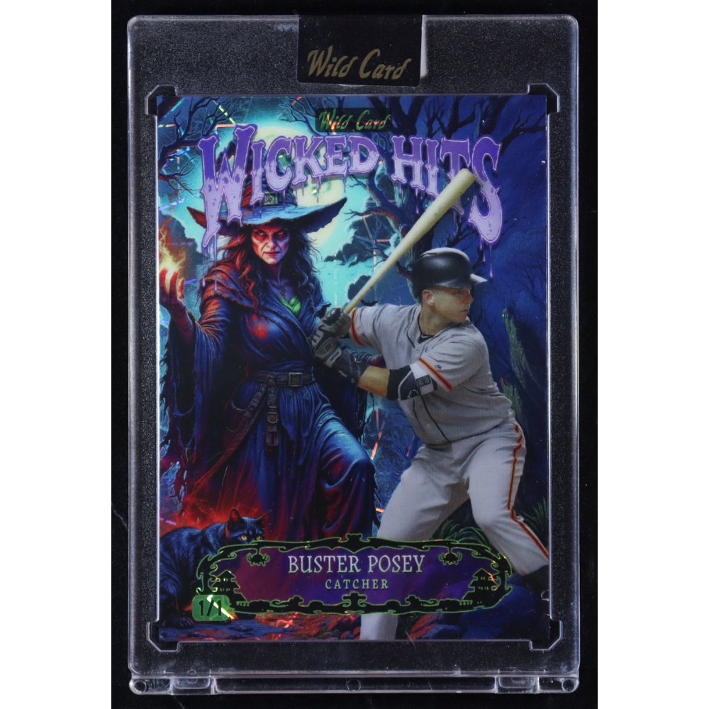 Buster Posey 2025 Wild Card Wicked Huts #A4HBWH-BP #1/1 at PristineAuction.com