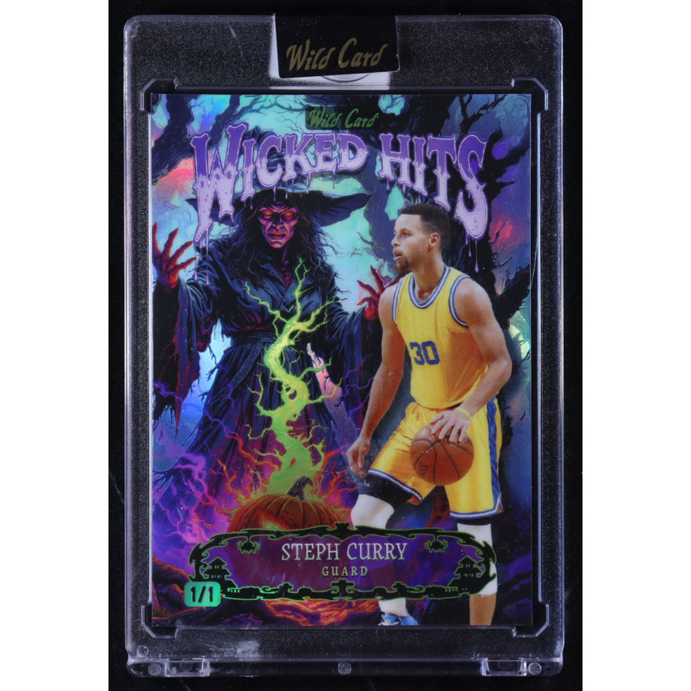 Steph Curry 2025 Wild Card Wicked Hits #E2HBWH-SC #1/1 at PristineAuction.com