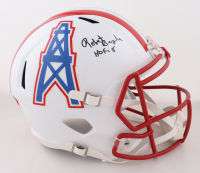 Robert Brazile Signed Oilers Full-Size Speed Helmet Inscribed "HOF 18" (Schwartz) at PristineAuction.com