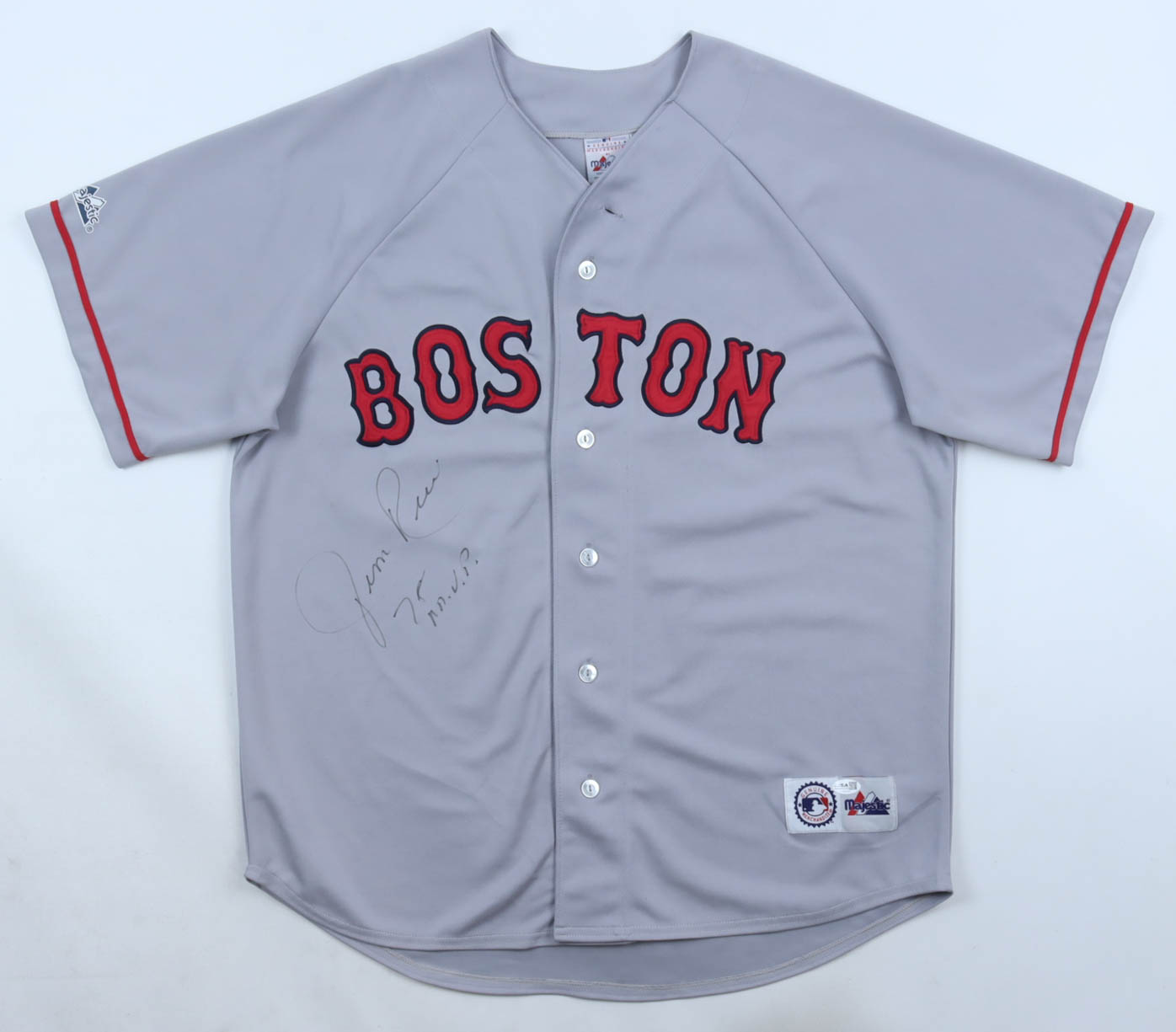 Jim Rice Signed Red Sox Majestic Authentic Jersey Inscribed "78 M.V.P." (JSA) at PristineAuction.com Jim Rice Signed Red Sox Majestic Authentic Jersey Inscribed "78 M.V.P." (JSA) at PristineAuction.com