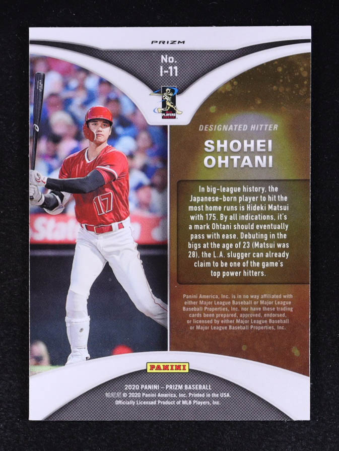 Shohei Ohtani 2020 Panini Prizm Illumination Prizms Red White and Blue #11 at PristineAuction.com Shohei Ohtani 2020 Panini Prizm Illumination Prizms Red White and Blue #11 at PristineAuction.com
