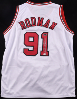Dennis Rodman Signed Jersey (JSA & SWAU) at PristineAuction.com