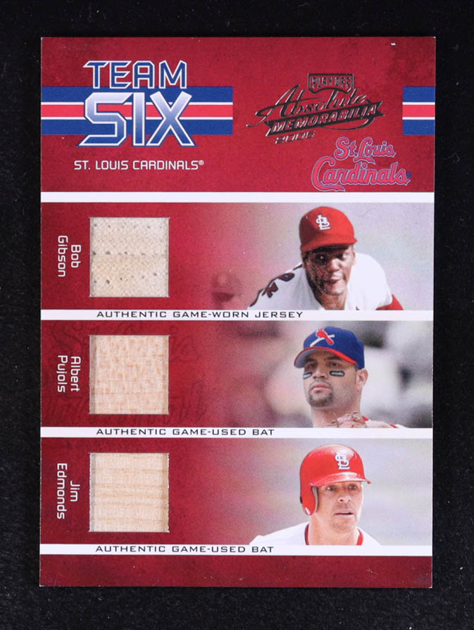 St. Louis Cardinals 2005 Absolute Memorabilia Team Six Swatch Single #TS54 #31/150 at PristineAuction.com St. Louis Cardinals 2005 Absolute Memorabilia Team Six Swatch Single #TS54 #31/150 at PristineAuction.com
