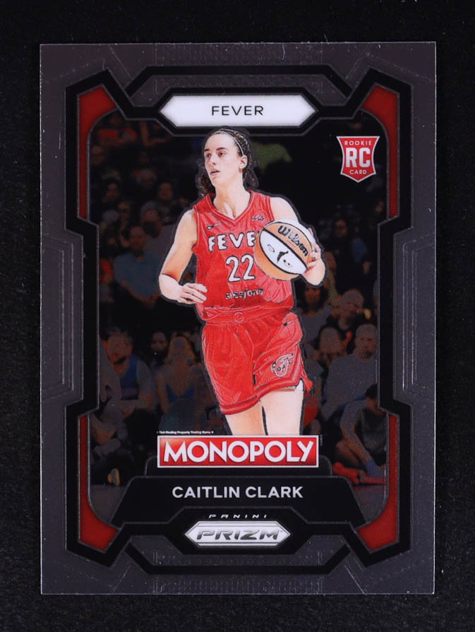Caitlin Clark 2024 Panini Prizm Monopoly WNBA #65 RC at PristineAuction.com Caitlin Clark 2024 Panini Prizm Monopoly WNBA #65 RC at PristineAuction.com