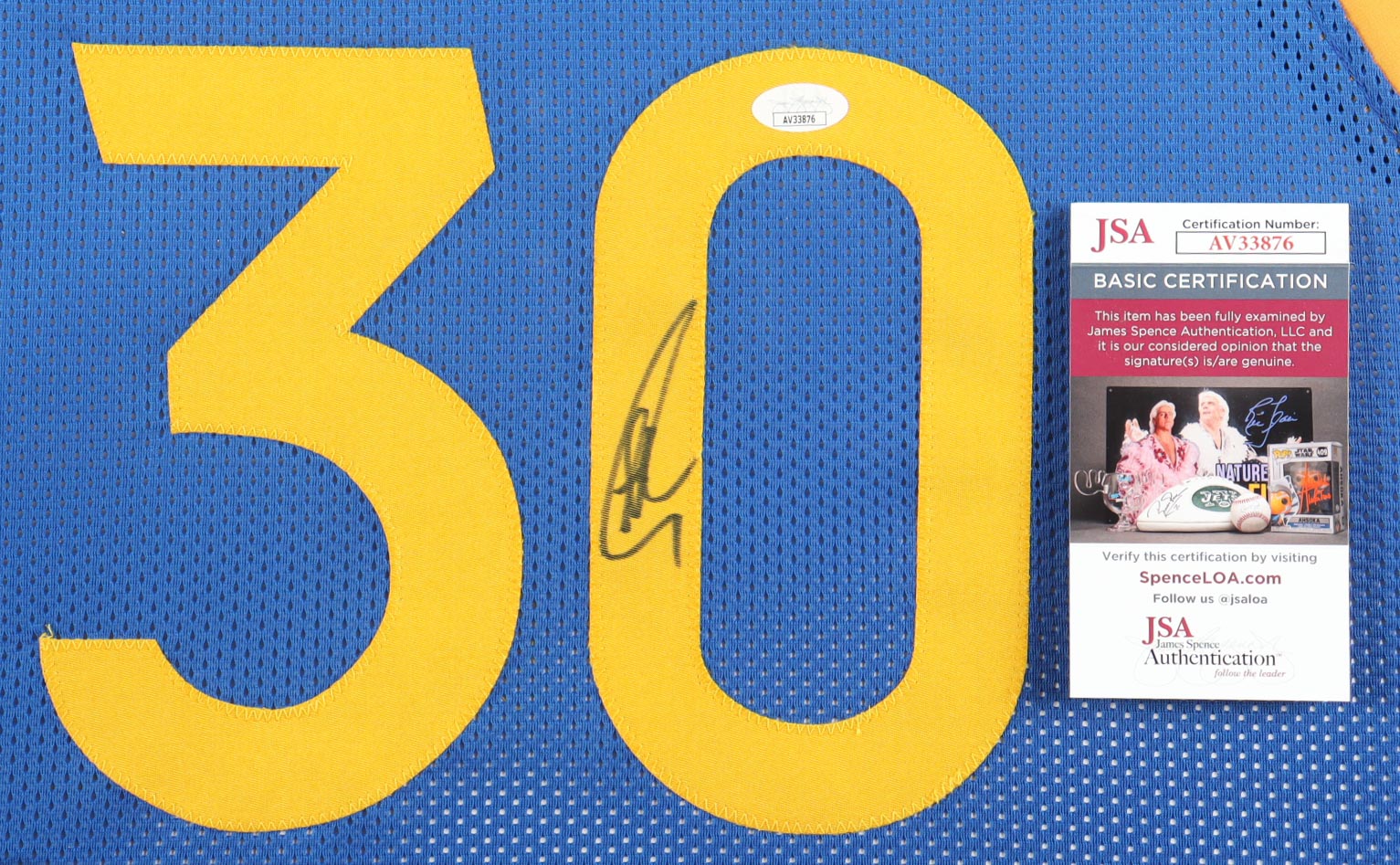 Stephen Curry Signed Custom Framed Jersey Display (JSA) at PristineAuction.com Stephen Curry Signed Custom Framed Jersey Display (JSA) at PristineAuction.com