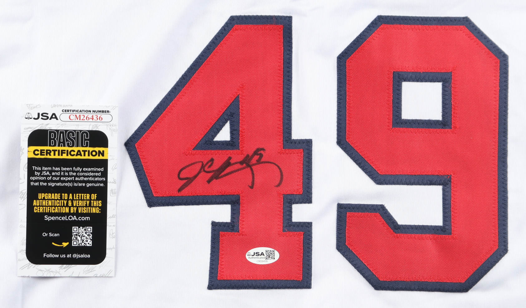 John Rocker Signed Jersey (JSA) at PristineAuction.com John Rocker Signed Jersey (JSA) at PristineAuction.com