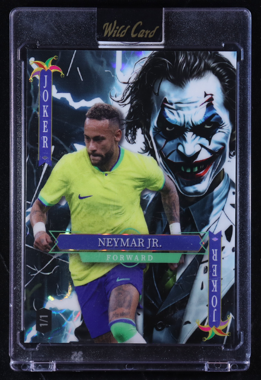 Neymar Jr. 2025 Wild Card Jokers Wild #SDJWM-NJN104 #3/3 at PristineAuction.com Neymar Jr. 2025 Wild Card Jokers Wild #SDJWM-NJN104 #3/3 at PristineAuction.com