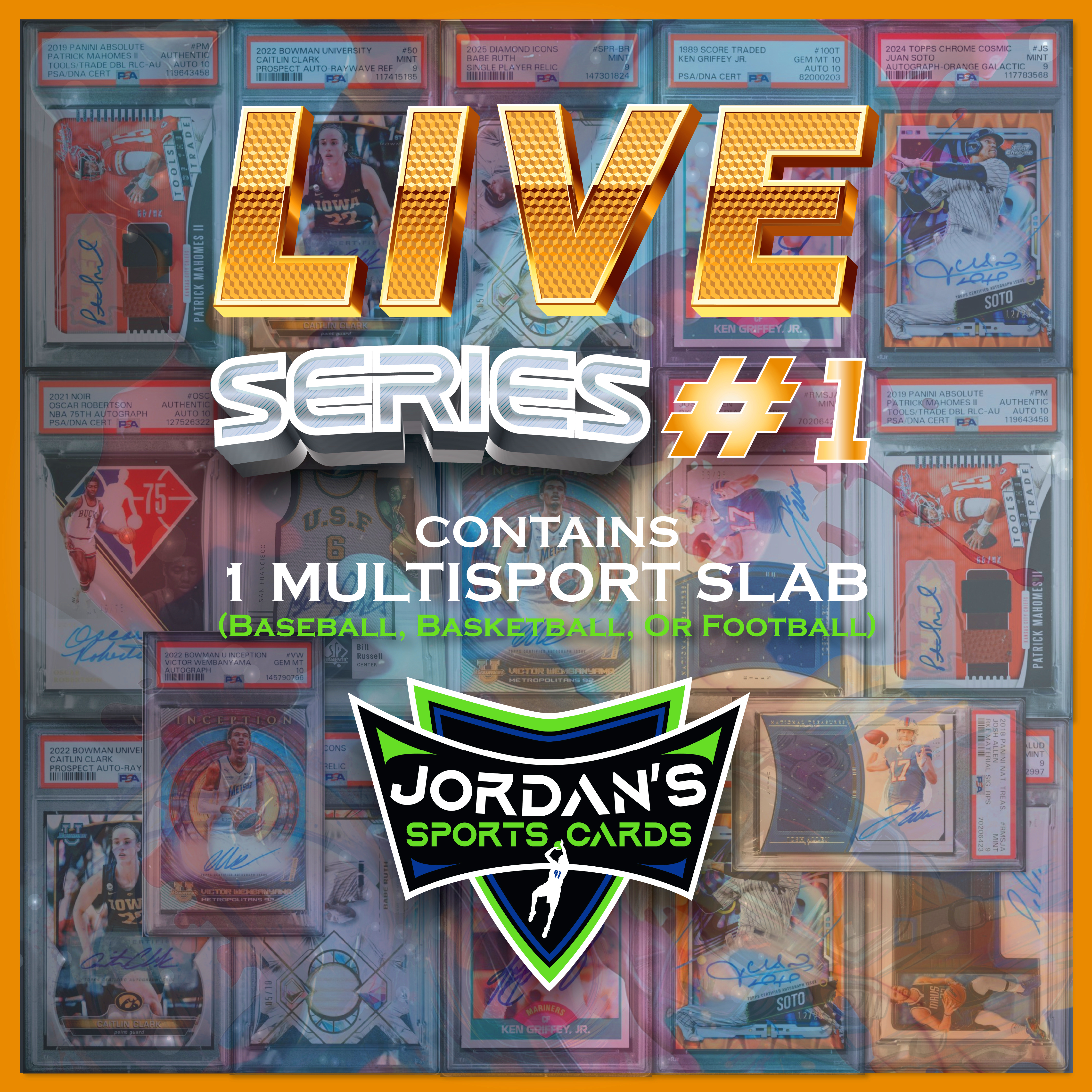 Platinum Quest Live Series 1 Sports Card Pack Mystery Box Presented by Jordan's Sports Cards - (1) Graded PSA or BGS Card Per Pack (Limited to Just 200 Packs!) at PristineAuction.com Platinum Quest Live Series 1 Sports Card Pack Mystery Box Presented by Jordan's Sports Cards - (1) Graded PSA or BGS Card Per Pack (Limited to Just 200 Packs!) at PristineAuction.com