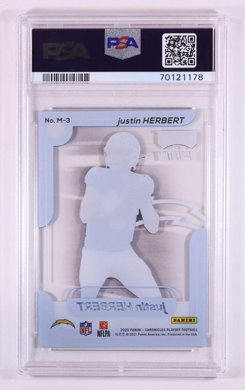 Justin Herbert 2020 Momentum Rookies #3 RC (PSA 9) at PristineAuction.com Justin Herbert 2020 Momentum Rookies #3 RC (PSA 9) at PristineAuction.com