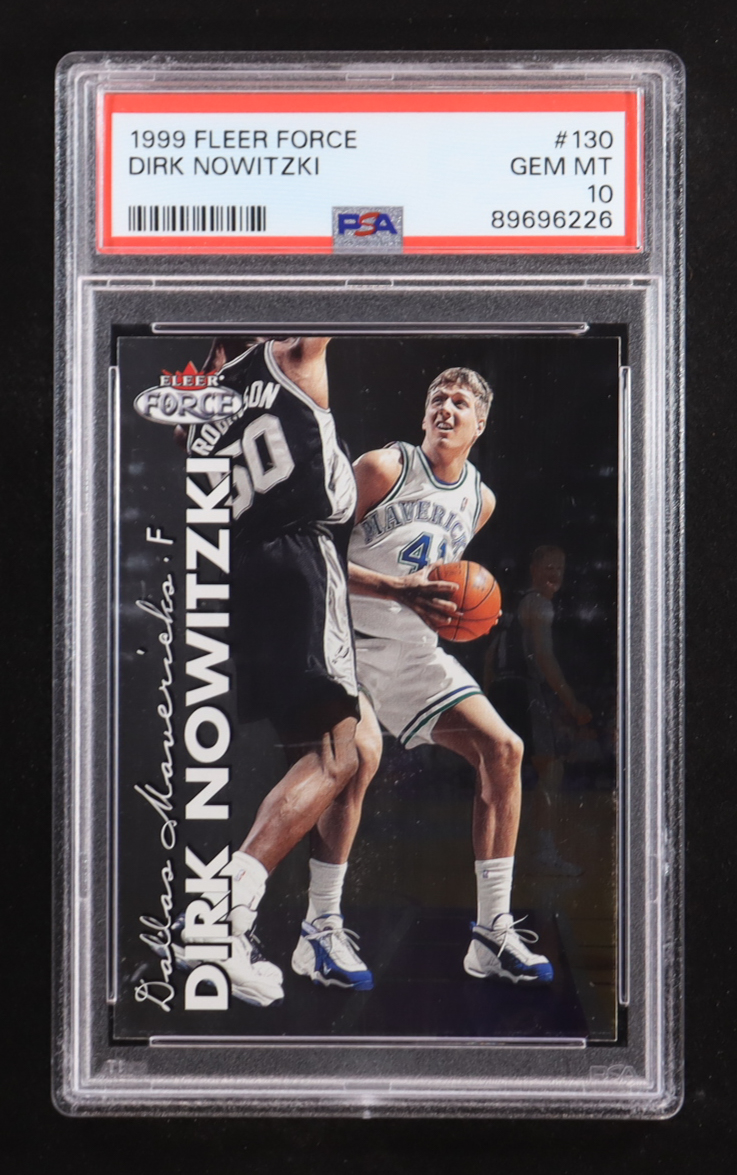 Dirk Nowitzki 1999-00 Fleer Force #130 (PSA 10) at PristineAuction.com Dirk Nowitzki 1999-00 Fleer Force #130 (PSA 10) at PristineAuction.com