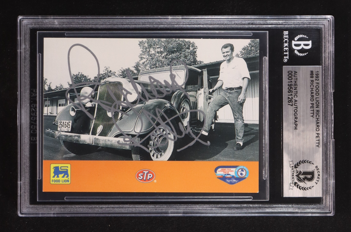 Richard Petty Signed 1992 Food Lion Richard Petty #88 / Dodge (BGS) at PristineAuction.com Richard Petty Signed 1992 Food Lion Richard Petty #88 / Dodge (BGS) at PristineAuction.com