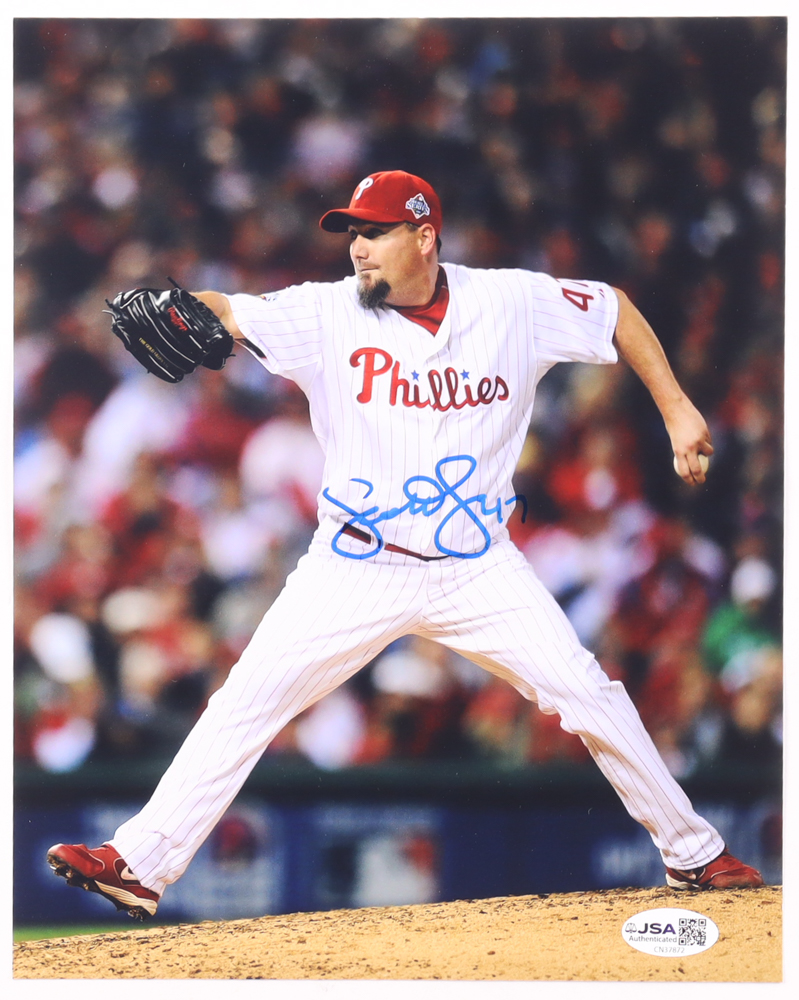 Scott Eyre Signed Phillies 8x10 Photo (JSA) at PristineAuction.com Scott Eyre Signed Phillies 8x10 Photo (JSA) at PristineAuction.com